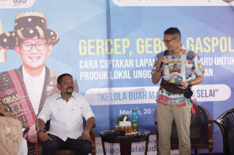 Rahudman Minta Sandi Uno Bangkitkan Martabat UMKM di Sumut