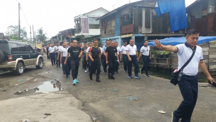 Semarak...!!! Gubsu & Danlantamal I Buka Fun Run 7,7 K di Belawan
