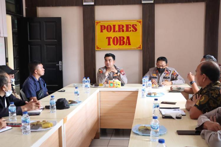 Rapat Koordinasi Polres Toba dengan Pengusaha SPBU se Kabupaten Toba