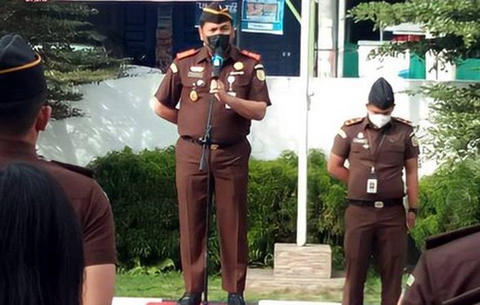 Kajari Dairi Chandra Purnama Ajak Seluruh Jajaran Tetap Disiplin dan Profesional Dalam Bekerja