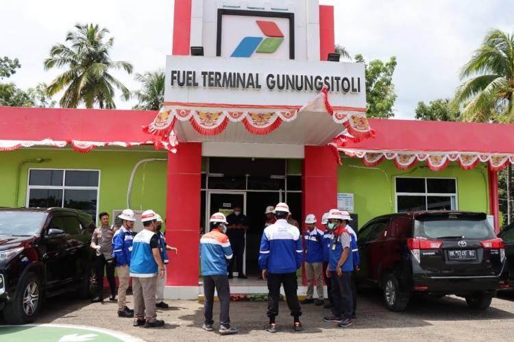 Sambangi Depot Pertamina Gunungsitoli, Kapolres Nias Cek ketersediaan BBM