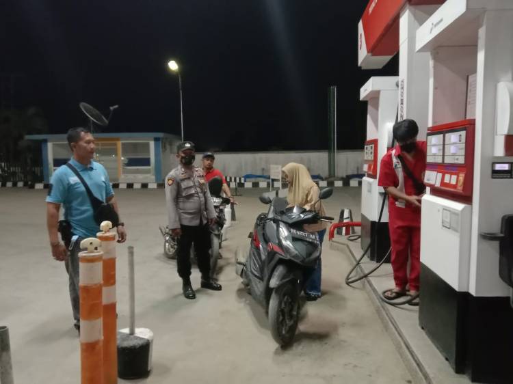 Pasca Kenaikan BBM, Polres Simalungun Patroli ke SPBU dan Himbau Masyarakat Jangan Terprovokasi