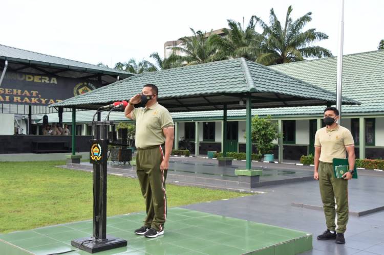 Danrem 023/KS Irup Upacara Haornas ke XXXIX 2022