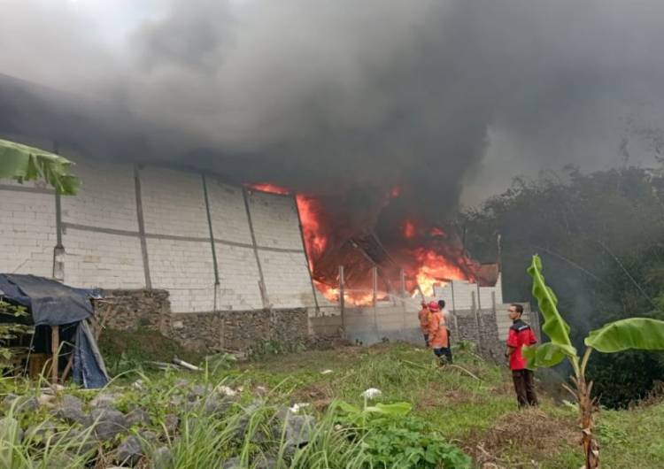 Pabrik Kertas Terbakar, Hingga 20 Jam Sijago Merah Belom Berhasil Dipadamkan