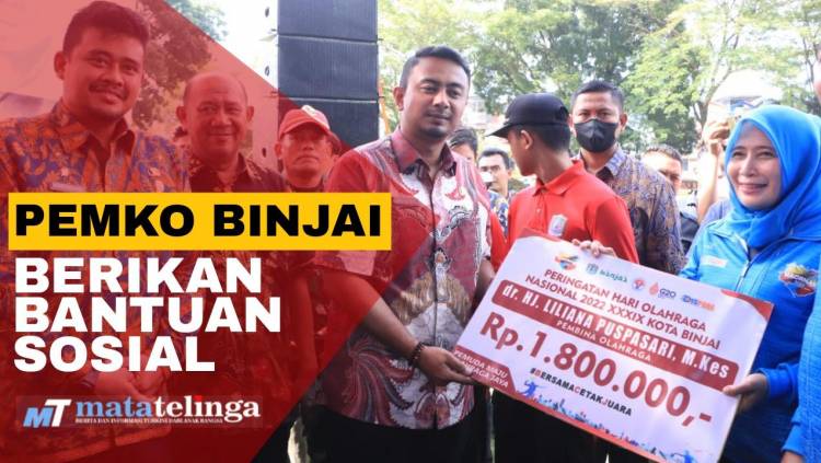 Tekan Inflasi, Pemko Binjai Berikan Bantuan Kepada 1540 Jiwa