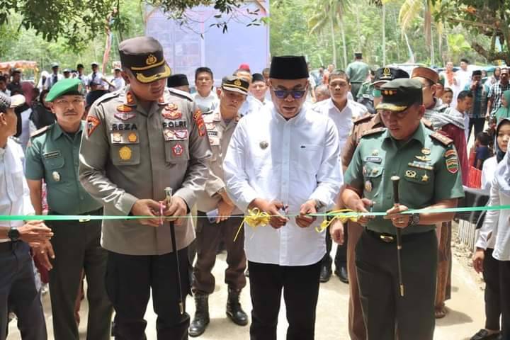 Bupati Madina Resmikan Kampung Pancasila di Desa Bange Nauli