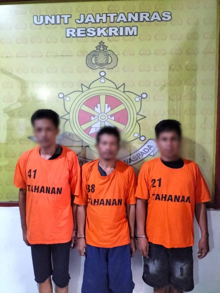 Polres Simalungun Ungkap Kasus Pencurian Kendaraan, Tiga Pelaku Diringkus