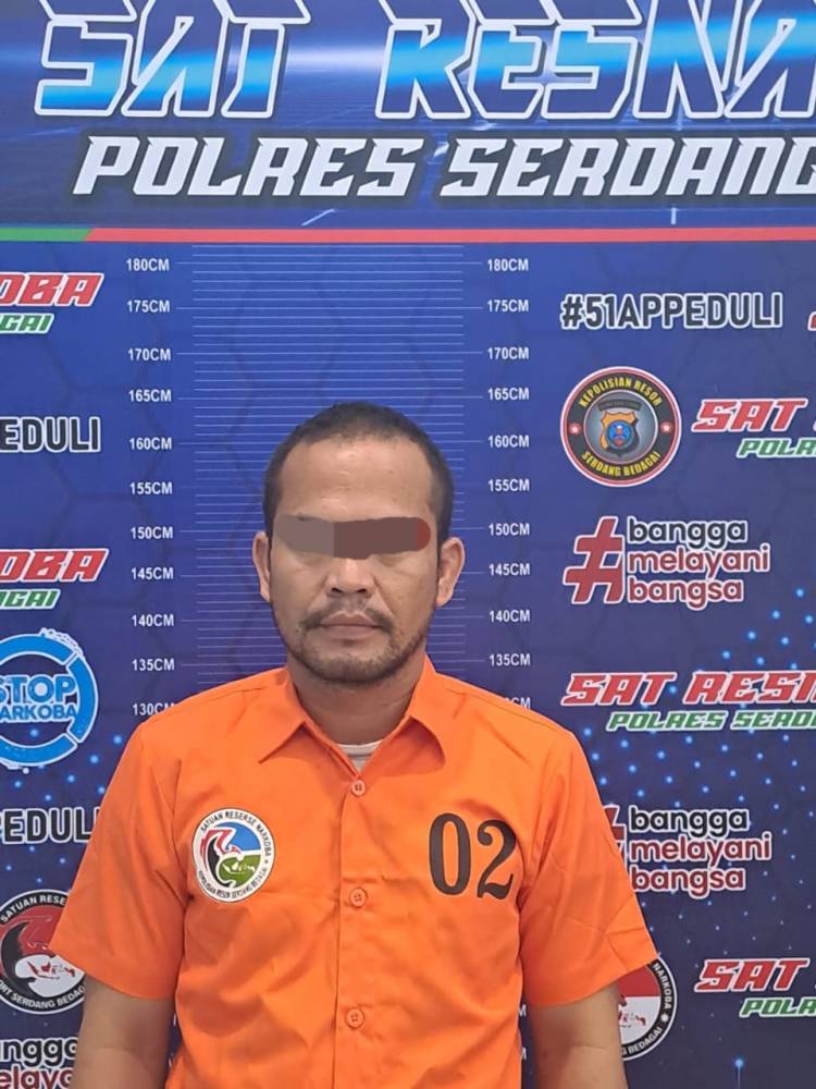 Satres Narkoba Polres Sergai Bekuk Pengedar Sabu Pantai Cermin