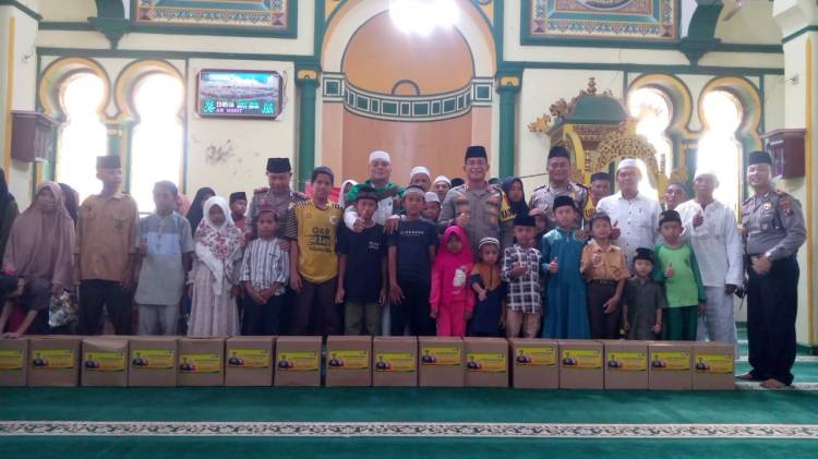 Jumat Curhat Polres Pelabuhan Belawan di Mesjid Al Osmani