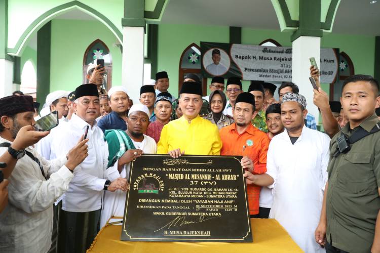 Selalu Menguras Air saat Mau Salat, Kehadiran Masjid Al-Musannif ke-37 Bantu Jemaah Beribadah dengan Tenang