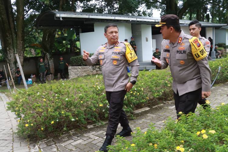 Kapolda Sumut didampingi Kapolres Simalungun Lakukan Pengecekan Kesiapan Pengamanan Even Nasional Rally Danau Toba 2023