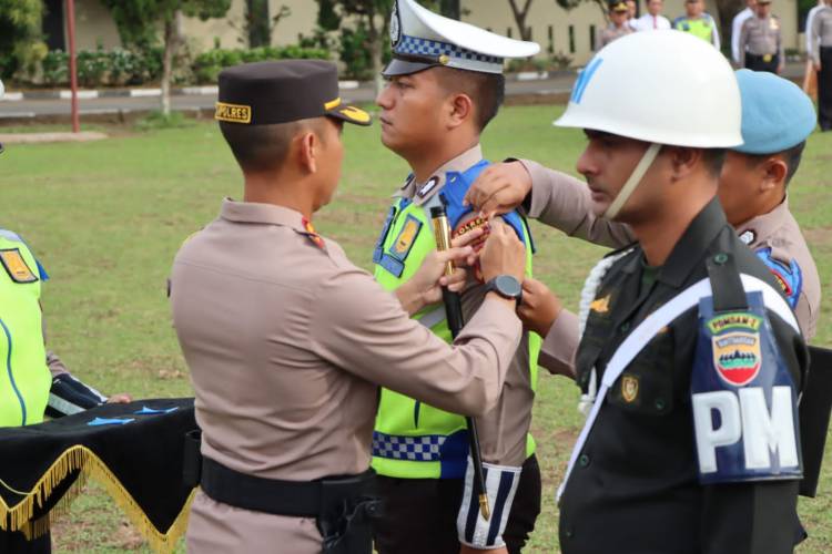 Polres Sergai Apel Gelar Pasukan Oprasi Zebra Toba 2023