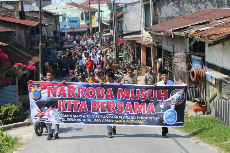 Ratusan Pelajar Bersatu dalam Deklarasi Perang Melawan Narkoba