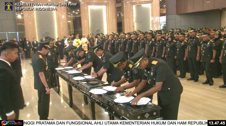 Kemenkumham Sumut Nahkoda Baru, Menkumham Tegaskan Pimpinan Harus Kritis, Kreatif, Inovatif dan Mampu Bekerja Sama dengan Pemda