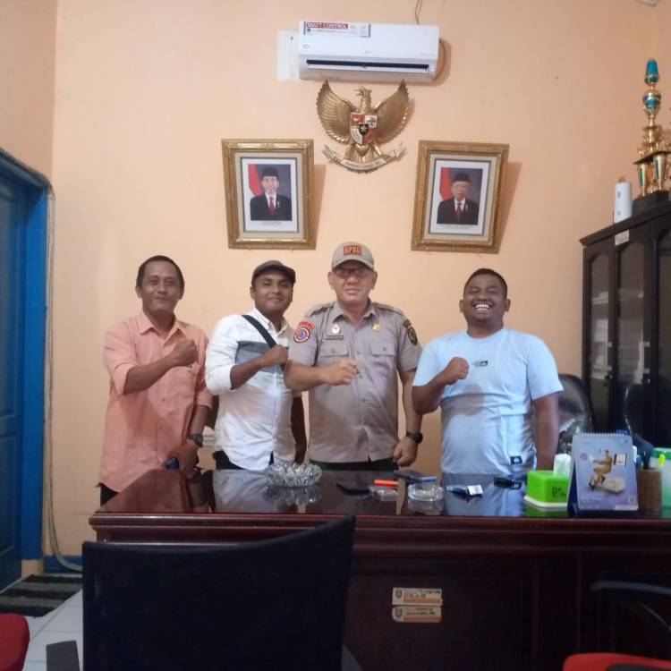Pers Siabu Gelar Silaturahmi dengan Kepala BPBD Madina