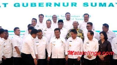Plt Bupati Langkat Ikuti Rakor Perdana dengan Pj Gebernur Sumut