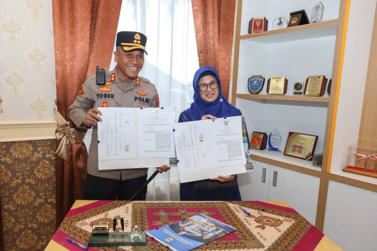 Wali Kota dan Kapolres Pematang Siantar Tandatangani MoU Penggunaan CCTV Pelintas