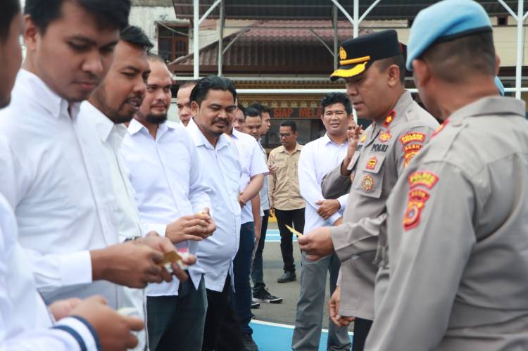 Polres Lhokseumawe Cek Tampang Hingga Cek Urin Personel