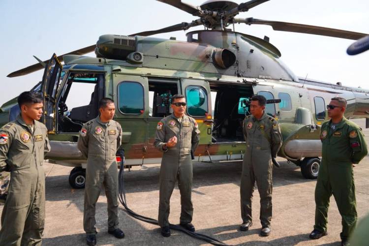 Satgas Udara Amankan Langit Jakarta Selama KTT Ke 43 Asean