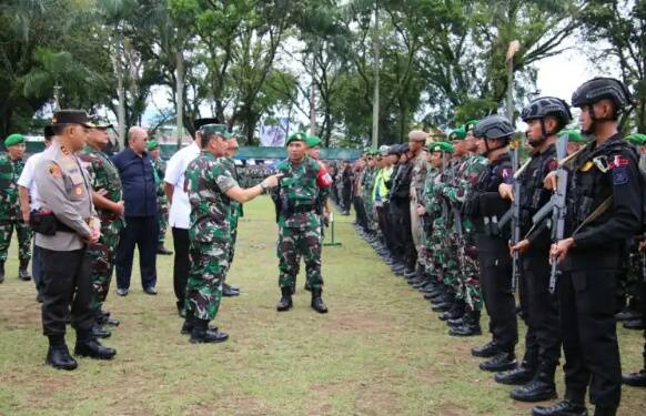 Persiapan Kunker RI 2, Korem 032/Wbr Apel Gelar Pasukan