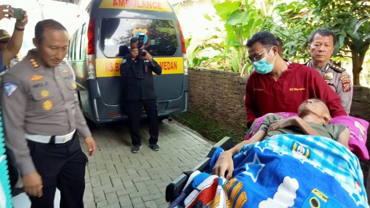 Tak Kunjung Sembuh Polda Sumut Bantu Korban Tabrak Lari ke RS Bhayangkara