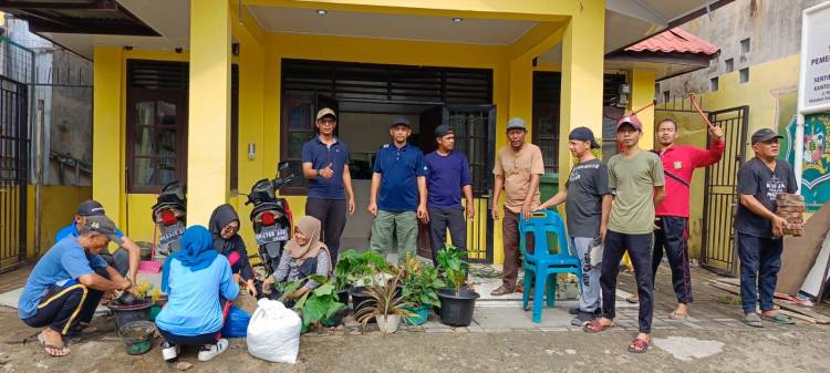 Baru Sepekan Menjabat, Kristoman Door PPN Gerakan Kembali Budaya Gotong Royong di Lingkungannya