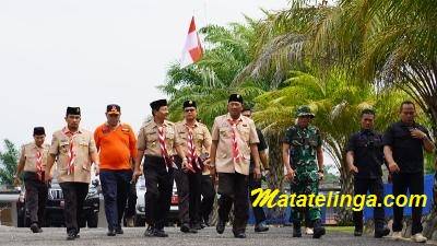 Perkemahan Siaga Bencana Pramuka Langkat, Syah Afandin : Tingkatkan Kualitas Kemampuan Anggota Saka Bahari