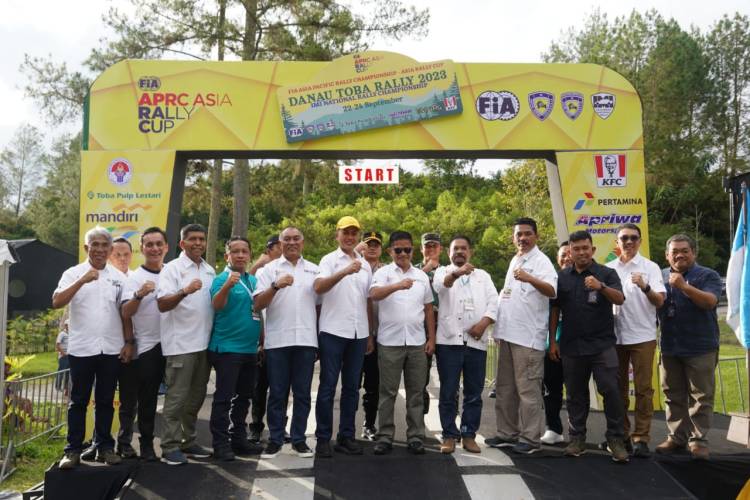 Danrem 022/Pantai Timur Hadiri  Pembukaan APRC Asia Rally Cup 2023