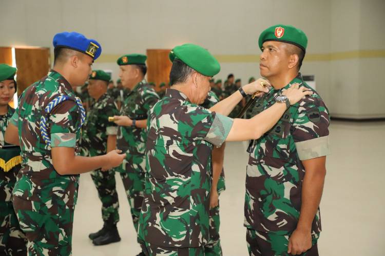 Danrem 033/WP dan Danrem 022/PT Diserahterimakan