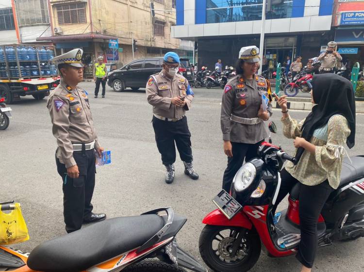 8 Hari Ops Zebra Toba Polres Binjai Tilang 115 Pengendara
