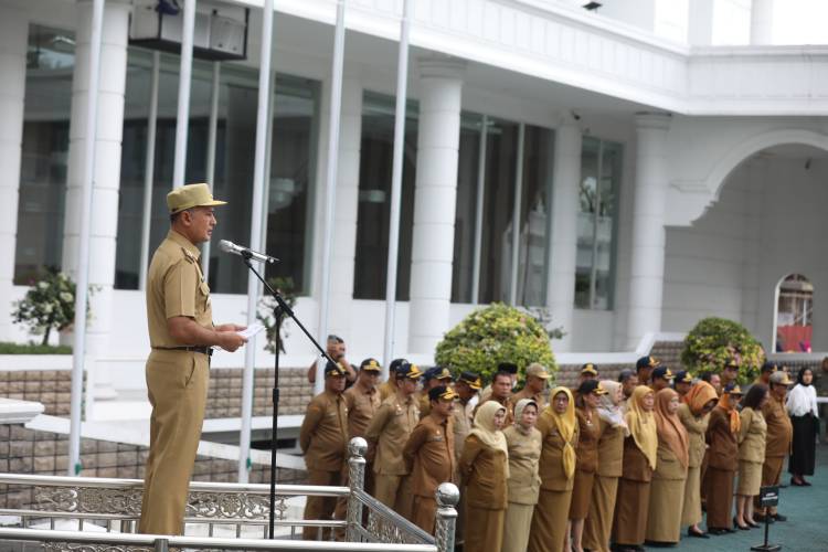 Pimpin Apel Pagi, Wagub Ijeck Sampaikan Salam Perpisahan dan Pesan Ini