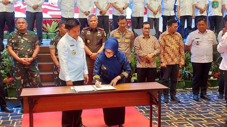 Wali Kota dr Susanti Ikuti Deklarasi Pemilu Damai di Grand Mercure Maha Cipta Medan