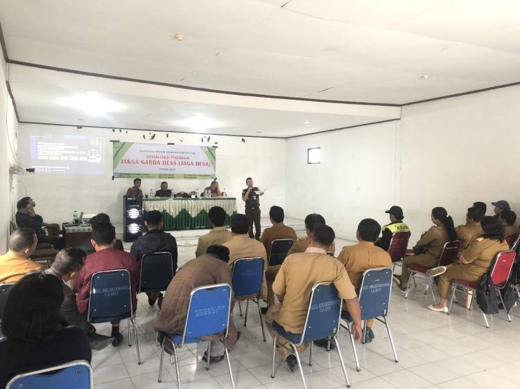 Kejari Humbahas Sosialisasi Program JAGA Desa di Dolok Sanggul