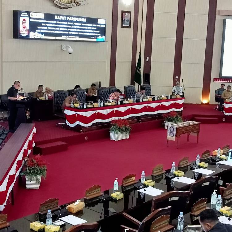 Ketua Fraksi Partai Golkar  Sampaikan Setuju Perubahan  R.APBD