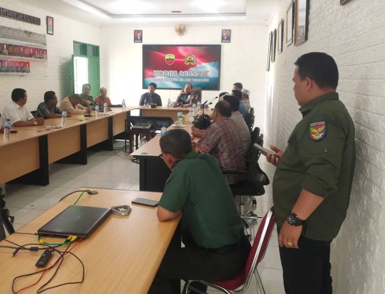 Tokoh Agama Se-Kabupaten Karo Gelar Audensi ke Kodim 0205/TK
