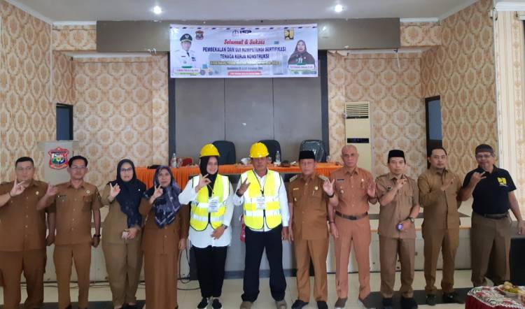 Dinas PUPR Tanjung Balai Gelar Pembekalan Uji Sertifikasi Tenaga Kerja Kontruksi