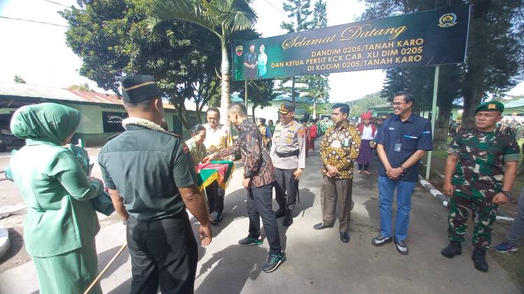 Letkol Ahmad Afriyan Rangkuti Resmi Menjabat Dandim 0205/TK Dan Disambut Forkopimda Kabupaten Karo