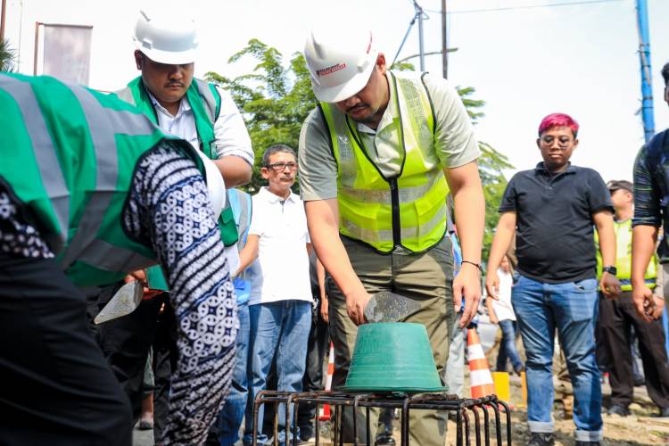 Bobby Nasution Groundbreaking Under Pass Pertama di Medan yang di Bangun Pakai APBD