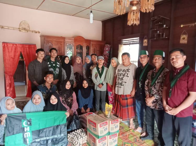 HMI MPO Madina Galang Dana Untuk Korban Kebakaran di Desa Kayu Laut