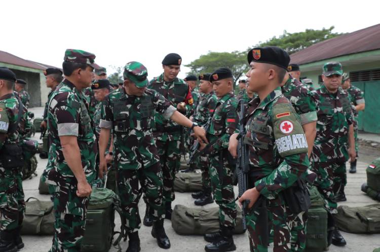 Asops Kasad Bersama Kasdam I/BB Uji Kemampuan Satgas Yonkav 6/NK