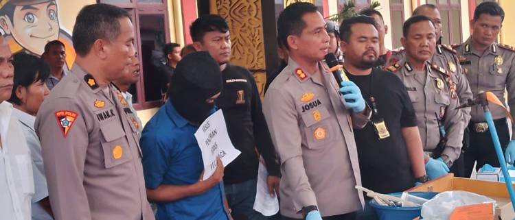 Polisi Tembak Bandit Jalan Pelaku Pencurian Uang Rp 150 Juta di Marelan