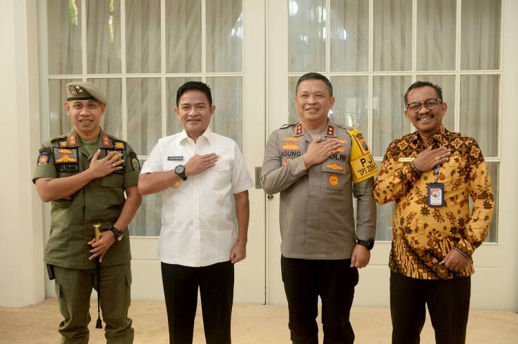 Pejabat Gubernur dan Kapolda Sumut Bahas Penanganan Narkoba dan Perdagangan Manusia