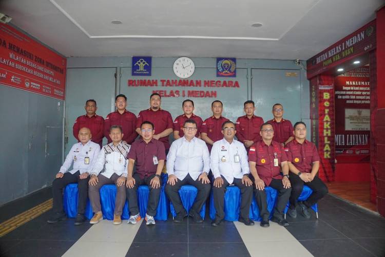 Rutan Kelas I Medan Terima Kunjungan Plt. Dirjen Pas, Reynhard Silitonga