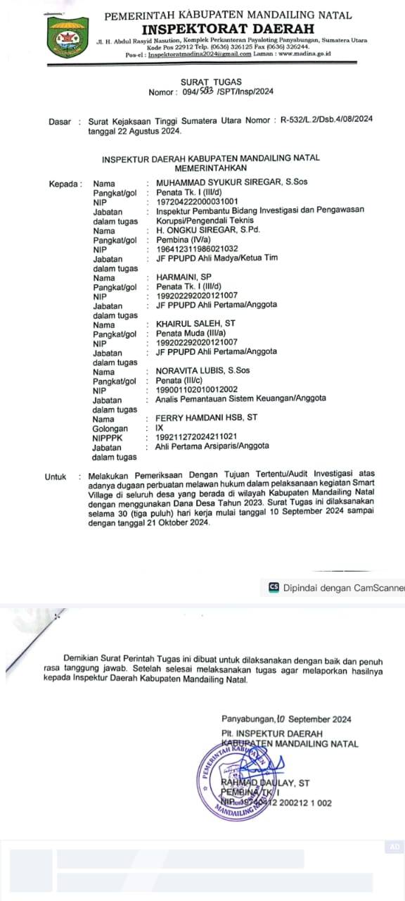 Inspektorat Madina Ada Apa ?