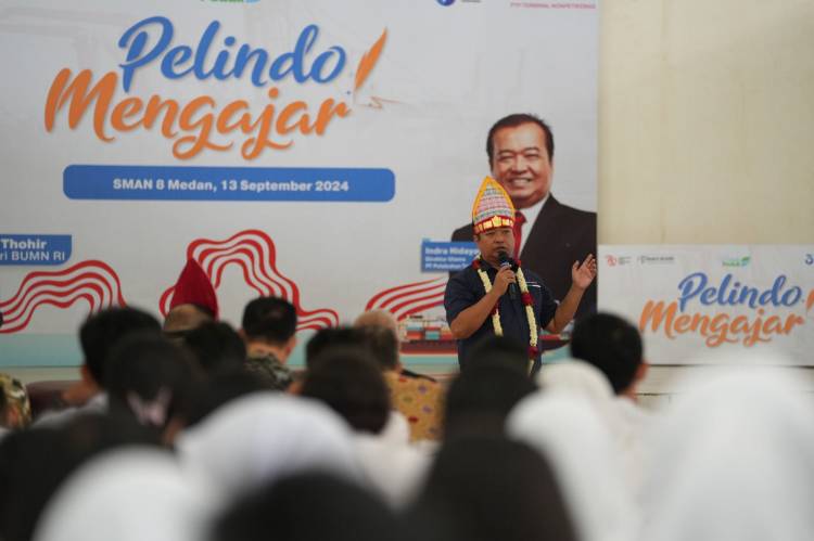 PTP Nonpetikemas Gelar Program Pelindo Mengajar, Dorong Generasi Muda Mengenal Industri Kepelabuhanan