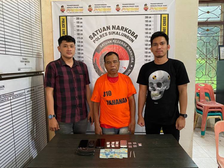 Polres Simalungun Berhasil Tangkap Residivis Bandar Narkoba