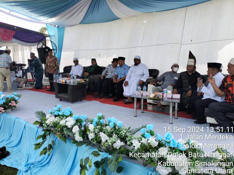 Polsek Serbalawan Amankan Tabliq Akbar Peringatan Maulid Nabi Muhammad SAW