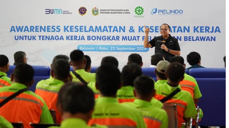 Keselamatan Kerja Prioritas Utama: SPMT Branch Belawan Gelar Kegiatan Safety Awareness