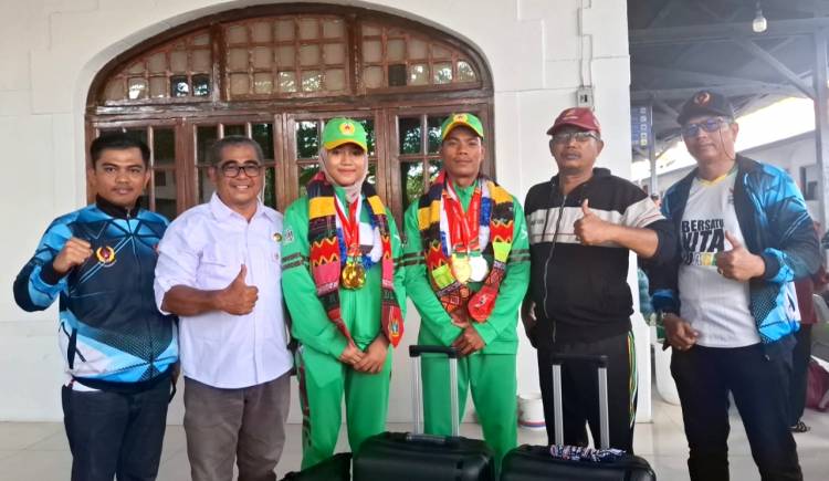 Atlet Tanjungbalai Cetak Sejarah di PON XXI, Bawa Pulang 10 Emas!