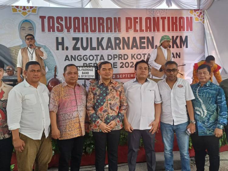 Terpilih Anggota DPRD Medan, Zulkarnaen Gelar Silaturahmi dan Santuni Anak Yatim